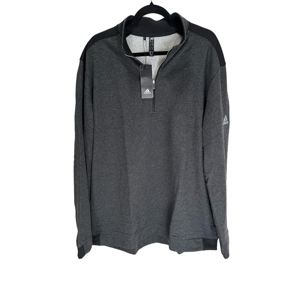 Adidas NWT Men's Golf Heath Layer 1/4 Zip Pullover size 2XL